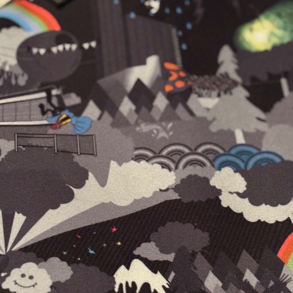 Rare! Paul Smith The Beatles Rainbow Wood Holdall Bag Limited Ed Weekender - Picture 9 of 10